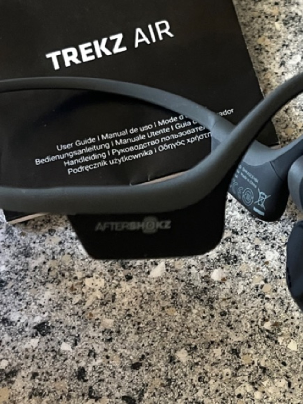 Aftershokz Trekz Air Wireless Bone Conduction Headphones - Gray - Picture 2 of 3